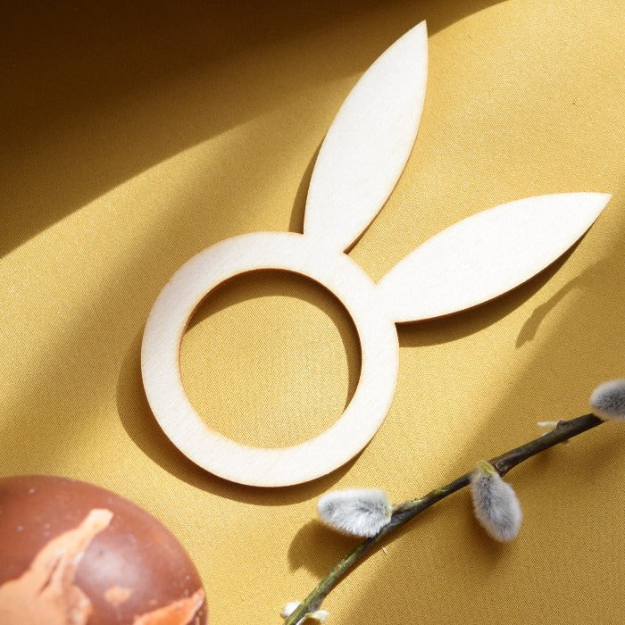 Napkin ring for Easter in a form as a bunny